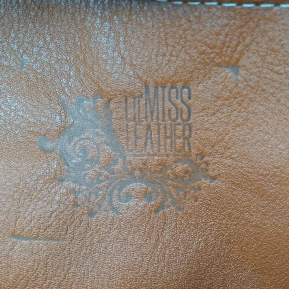 Lil' Miss Leather Backpack Handcrafted Cowhide Leather Bag - Picture 11 of 11